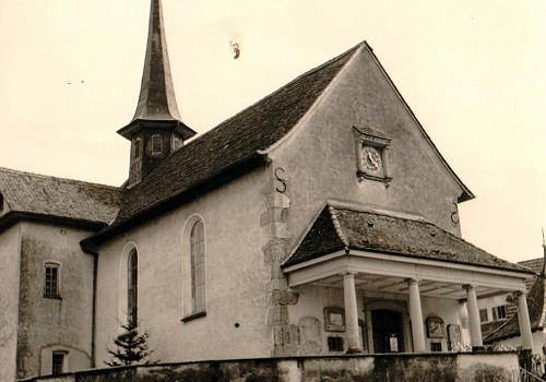 Kirche Schwarzenbach - Historische Aufnahme